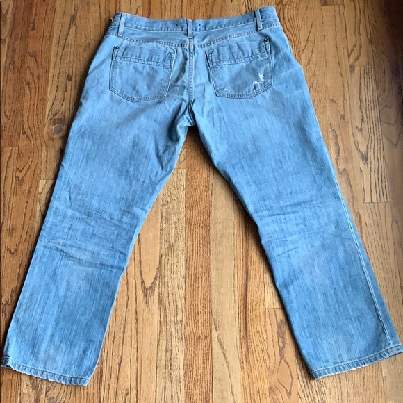 GAP Limited Edition Distressed Cropped Jeans - Picture 7 of 8